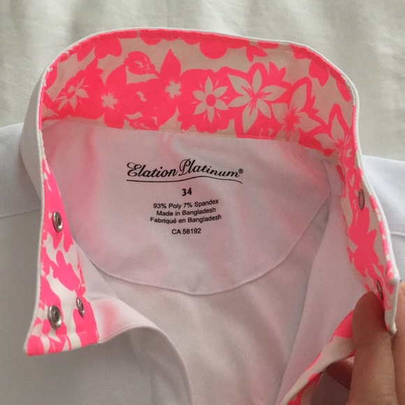 NWOT Elation size 34 horse riding shirt - Picture 2 of 3